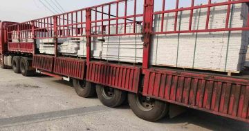 大庆 白麻荔枝面外墙干挂，工厂装车日常