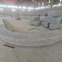 大庆 芝麻白异形坐凳，自然面光面弧形加工