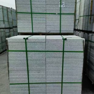 大庆 芝麻白火烧，园林广场市政工程地铺石，1.8~5.0厚均有现货