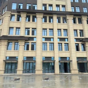 大庆 黄金麻花岗岩荔枝面小区外墙干挂