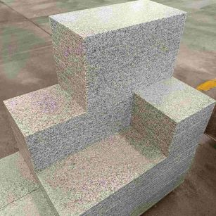 大庆 白麻花岗岩荔枝面地铺石