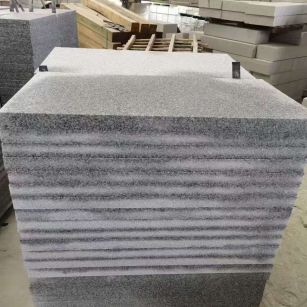 大庆 芝麻白5公分火烧地铺成品，900*400，规格可定制