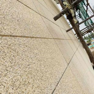 大庆 黄金麻花岗岩荔枝面外墙干挂石材效果示例