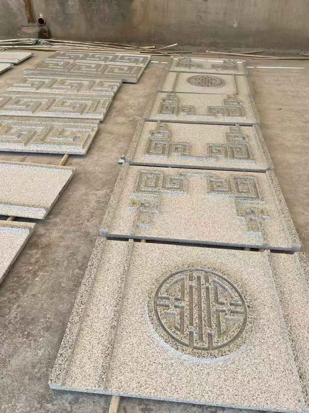 大庆 白麻花岗岩外墙立面雕刻板