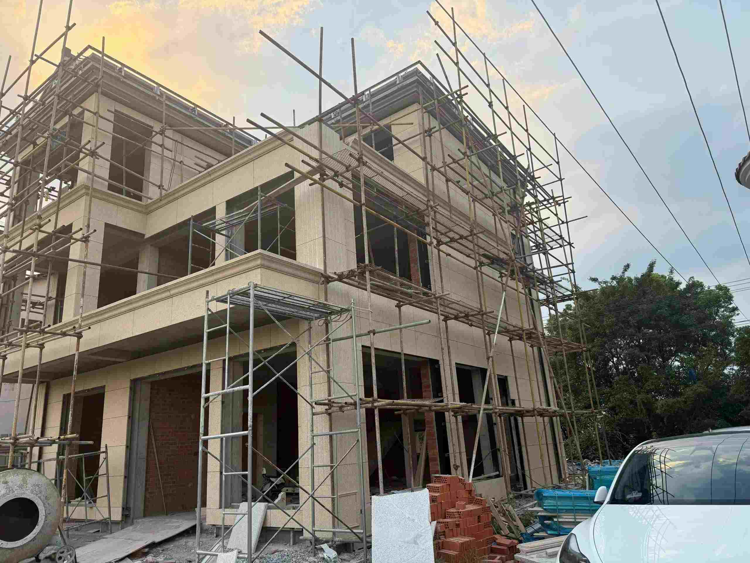 大庆 黄金麻荔枝面花岗岩外墙干挂