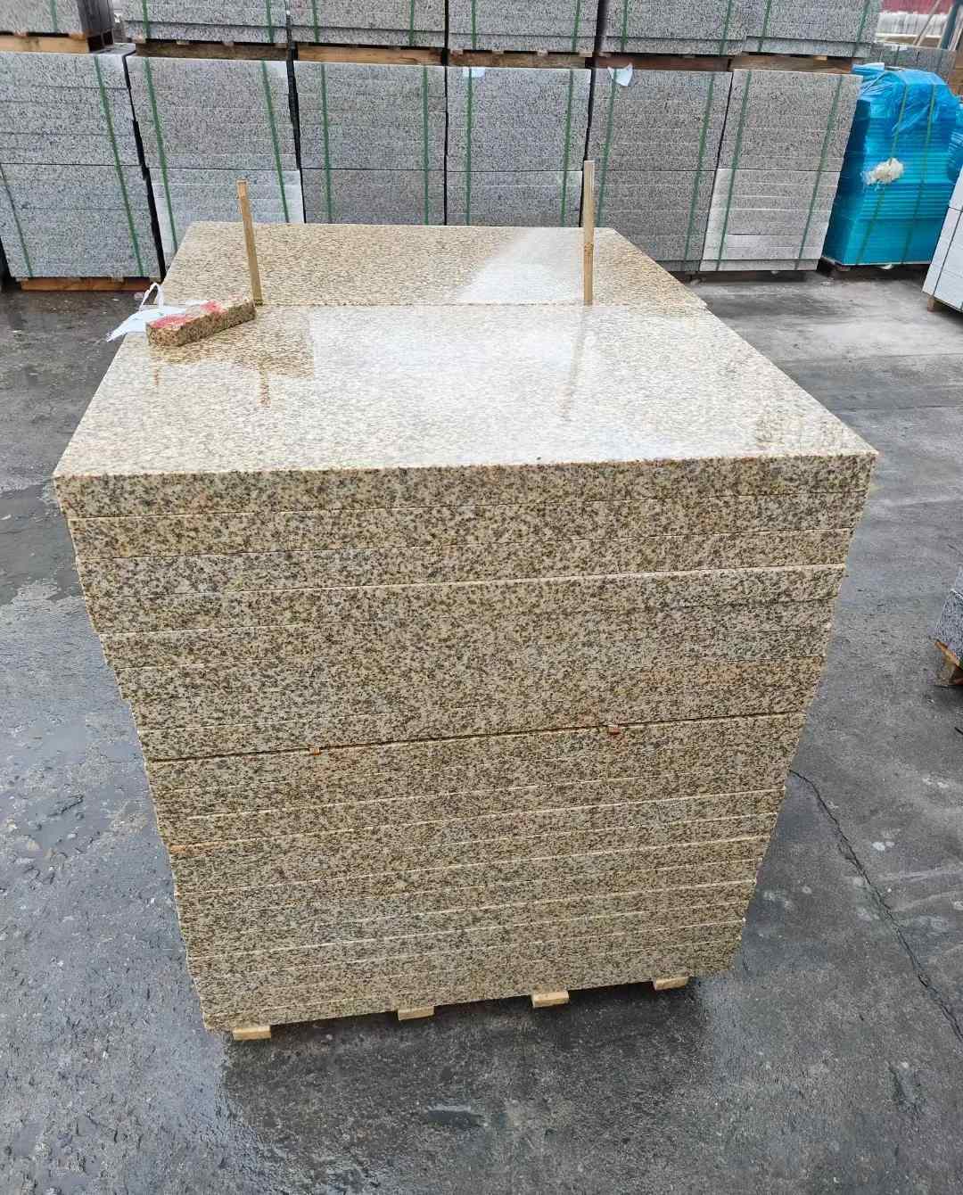 大庆 湖北黄金麻花岗岩石材荔枝面外墙石材