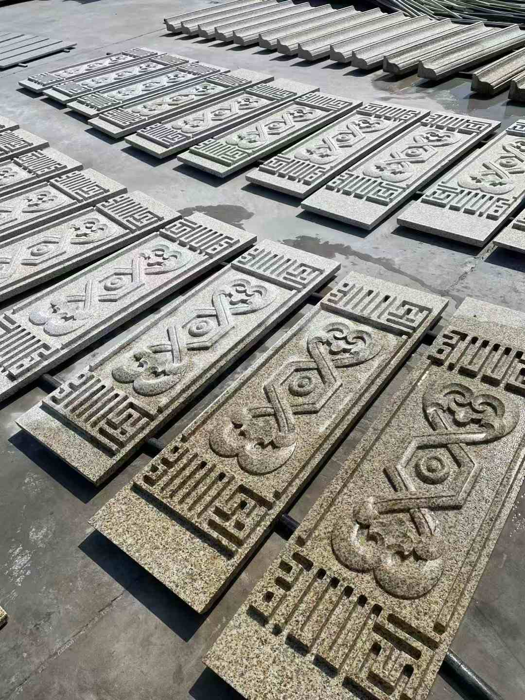 大庆 黄金麻花岗岩外墙雕刻板