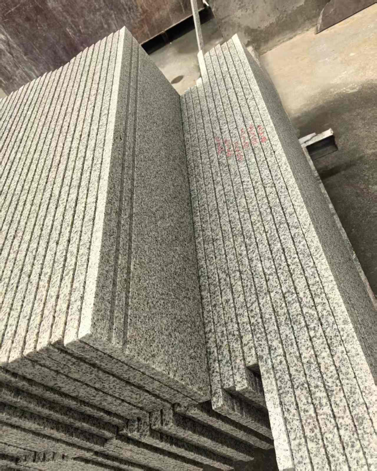 大庆 白麻荔枝面花岗岩楼梯踏步