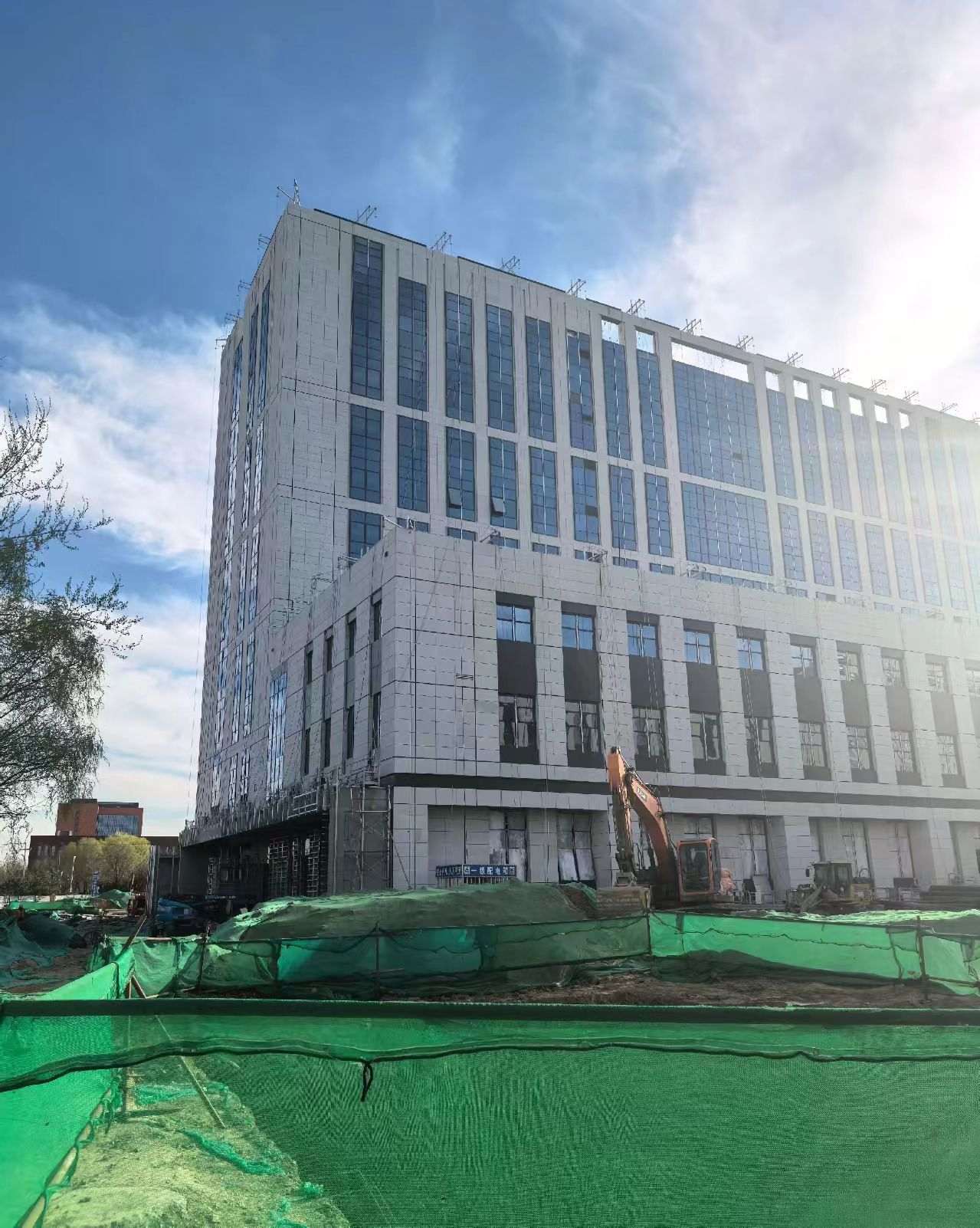 大庆 白麻花岗岩石材外墙干挂