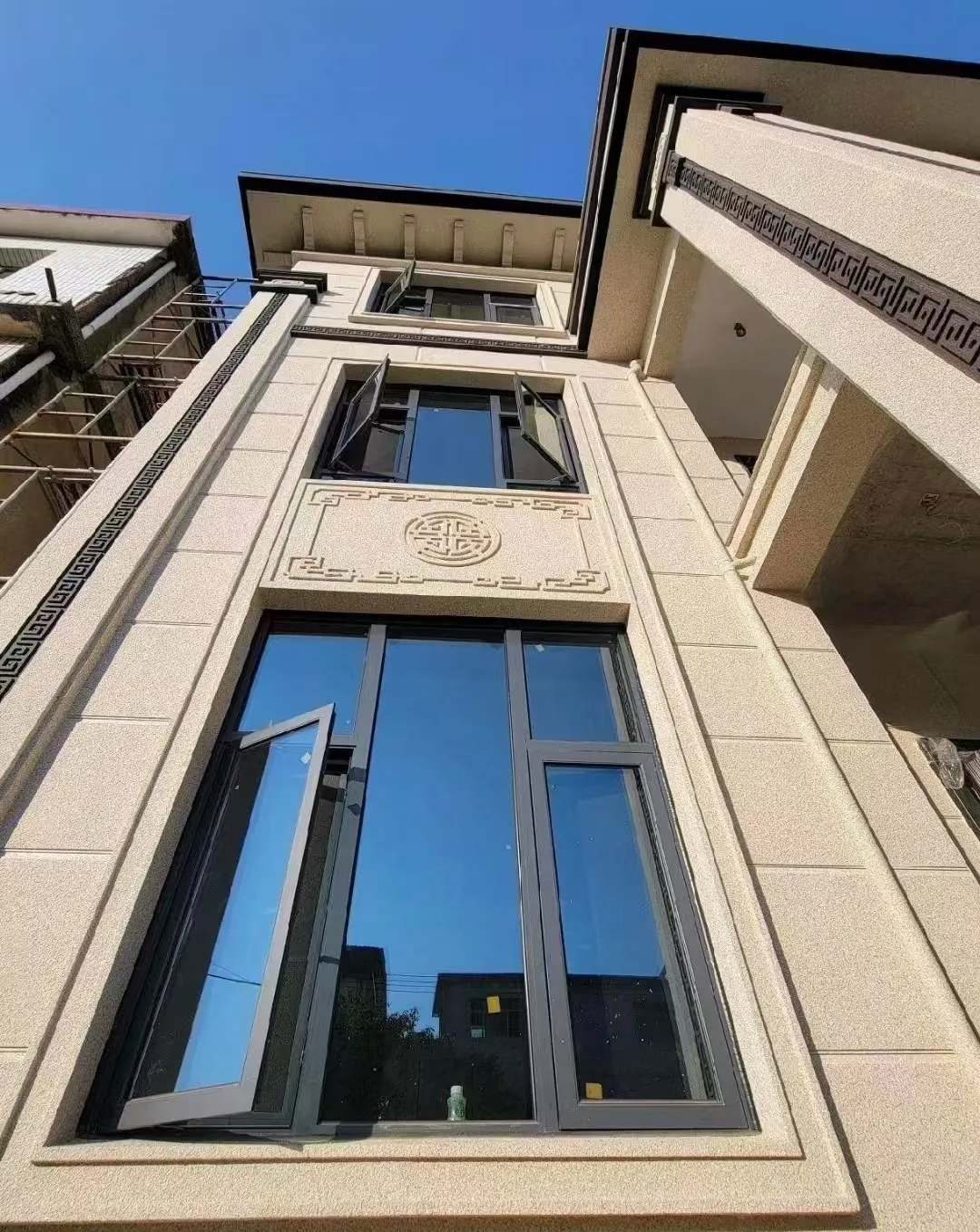 大庆 黄金麻荔枝面别墅外墙干挂效果展示