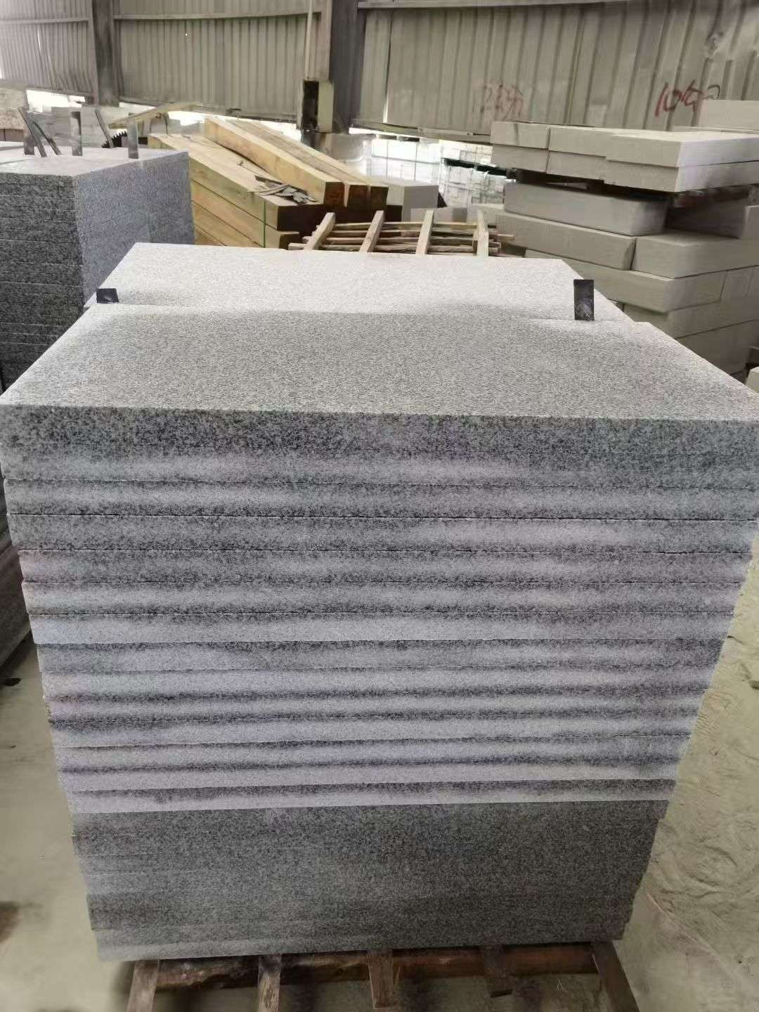 大庆 芝麻白5公分火烧地铺成品，900*400，规格可定制